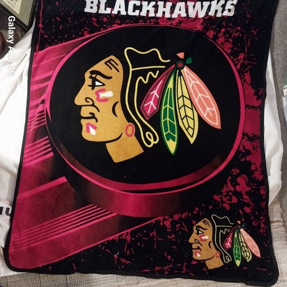 Other - Chicago Blackhawks Fleece Blanket Classic National Hockey League